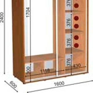 шкаф купе 160 60 240