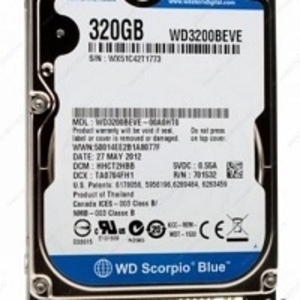 Продаю HDD  320 GB от ноутбука EMACHINES G730g 