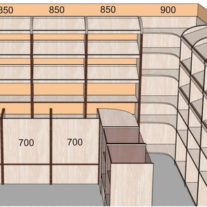 Продам мебель для магазина