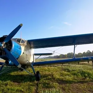 Самолет Ан-2 для химической обработки кукурузы и подсолнечника