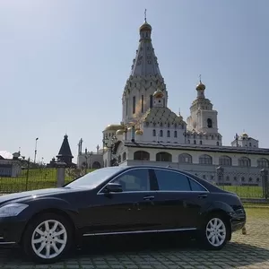 Аренда авто с водителем в Минске. Mercedes W221 S500 Long 